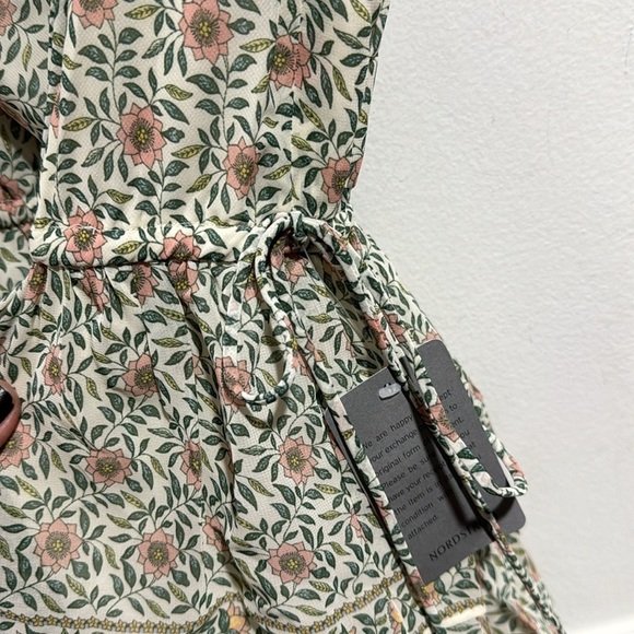 Max Studio dress ruffled tiered faux wrap lined sleeveless large - Picture 4 of 5